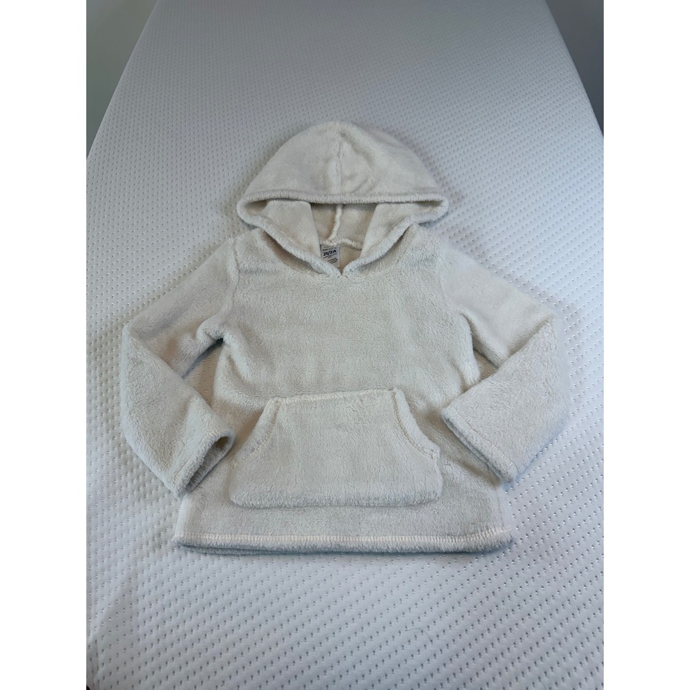 Carter's Toddler 2T Cream White Sherpa Fleece Pullover Hoodie CAR77621-IGP
